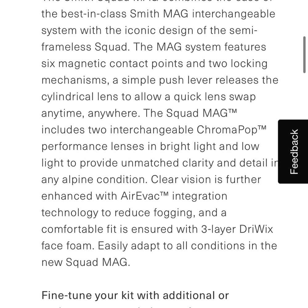 Smith Squad MAG goggles - Picture 12 of 14